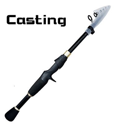 a Black Casting Rod-1.6m