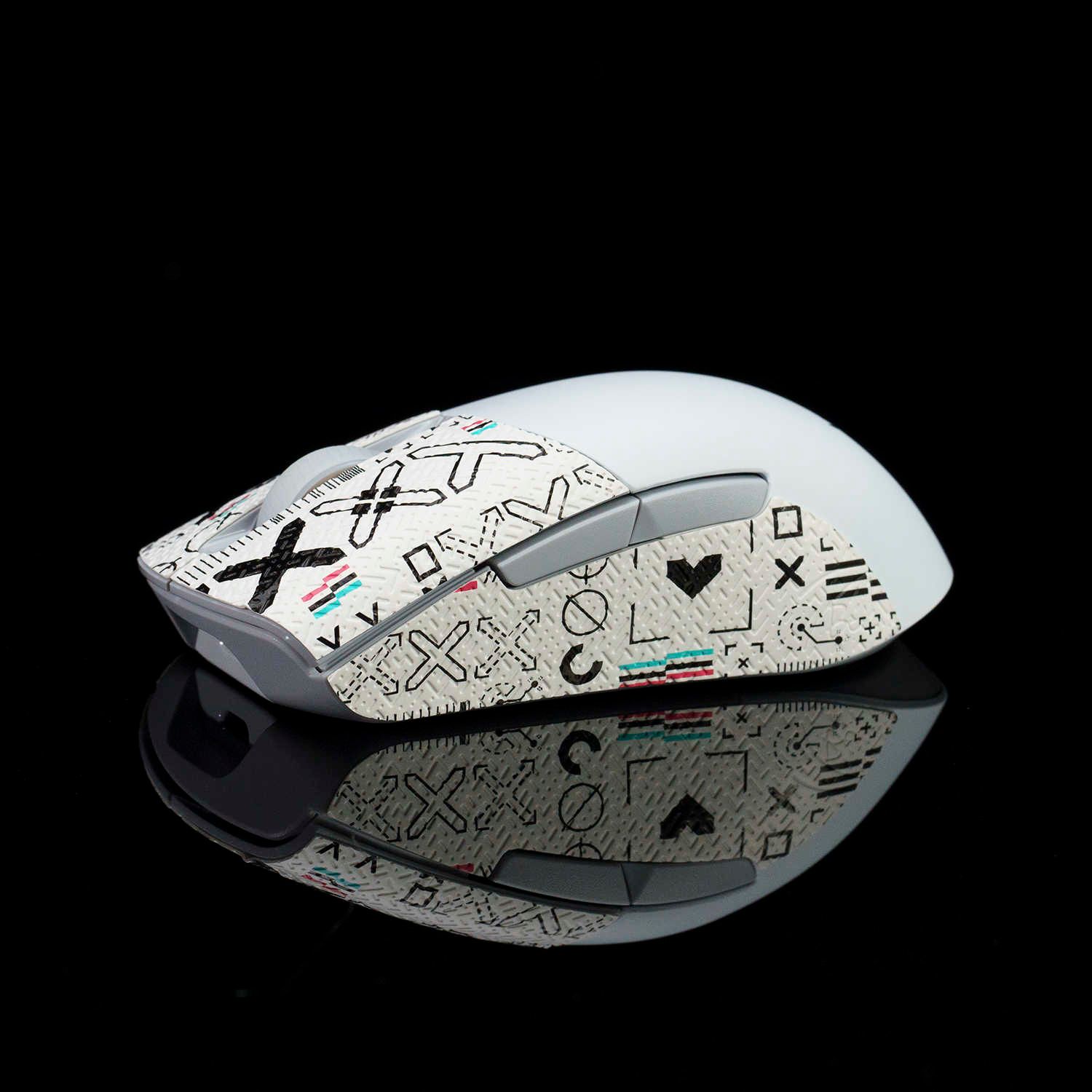 Mice BTL Mouse Grip Tape Skate Handmade Sticker Non Slip Lizard Skin