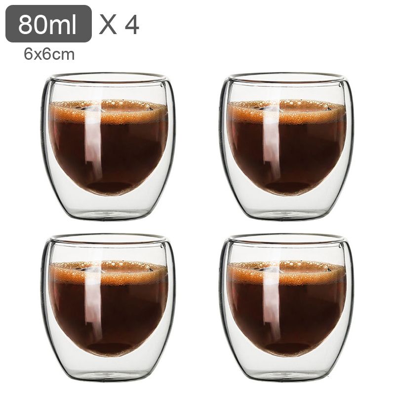 80ml x 4-Double Glass