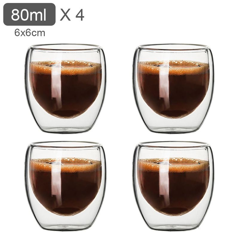 80 ml x 4-double glas