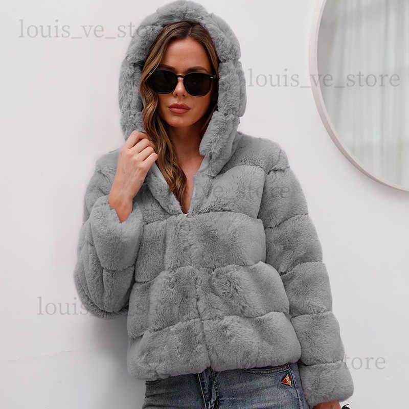 Women Fux Fur Coat