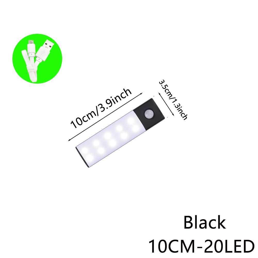 Micro USB-Black-10cm-3Colors i en lampa