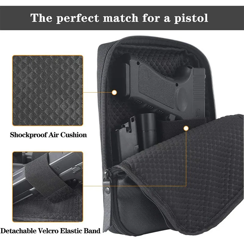 Estuche Oculto Para Pistola - Bolso De Hombro Con Espacio Para Arma, Teléfono Y Llaves