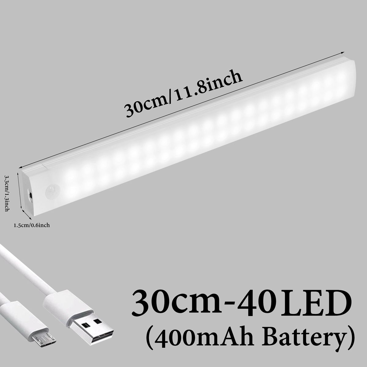 30cm 40枚の暖かいホワイト