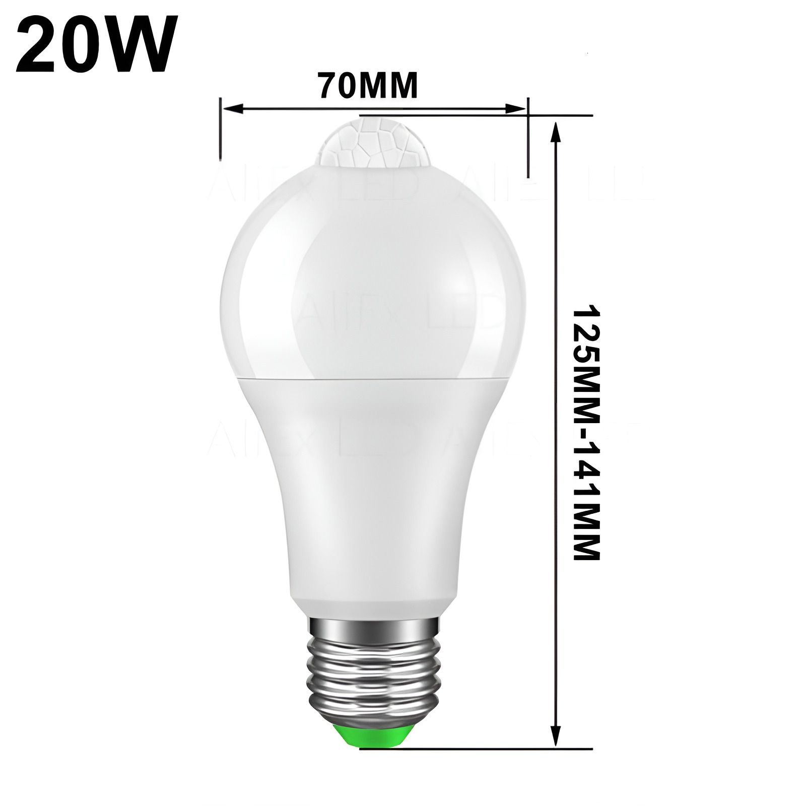 Sensor de movimento de 20 W-E27 Sensor de movimento-Co