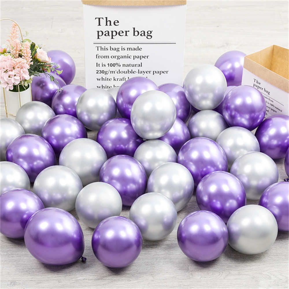 Violet Argent-30pcs-5 pouces