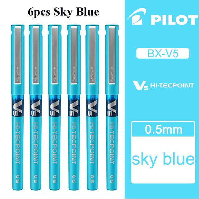 6pcs azul -céu