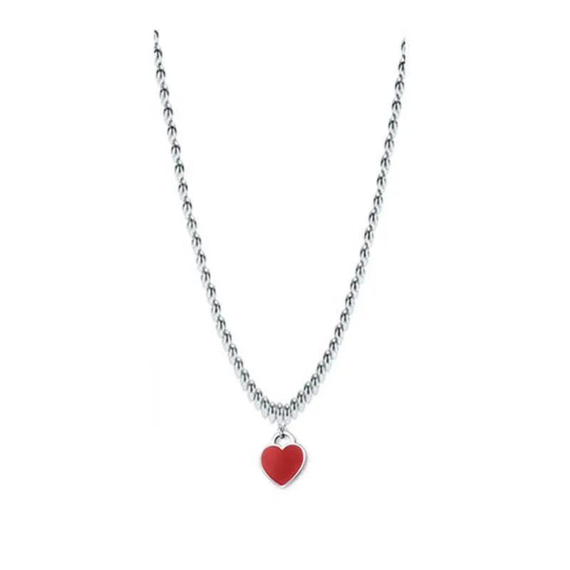 Tiffanyism Popular Pendant Necklaces S925 Original Design Heart
