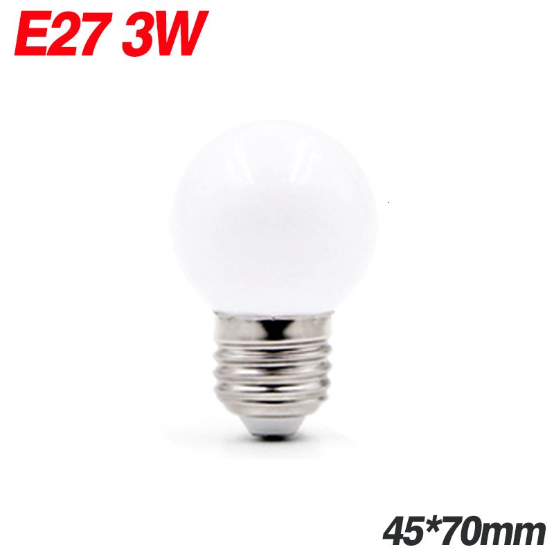E27 3W 220V-Warm White