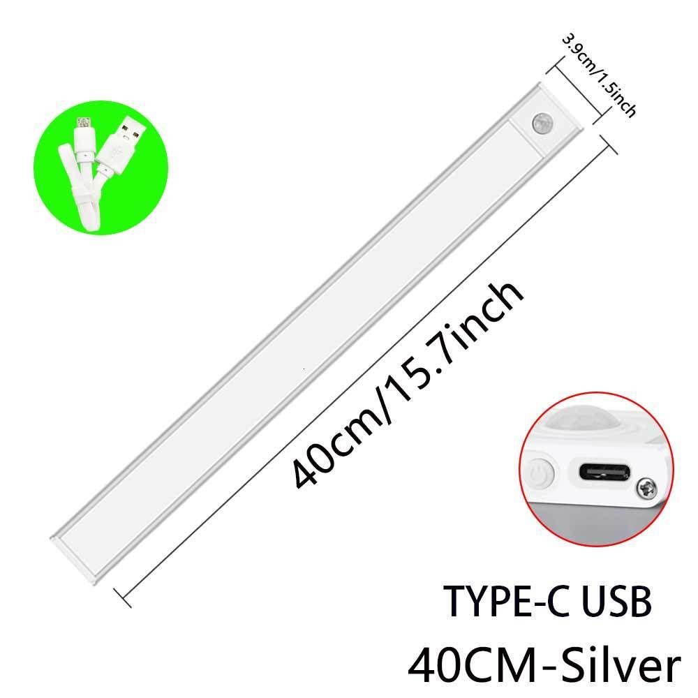 Bir lambada gümüş-40cm Tip-C-3 renkleri