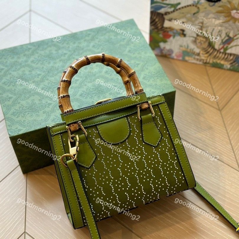 Gucci Diana Satchel Bag in Bamboo Canvas Floral