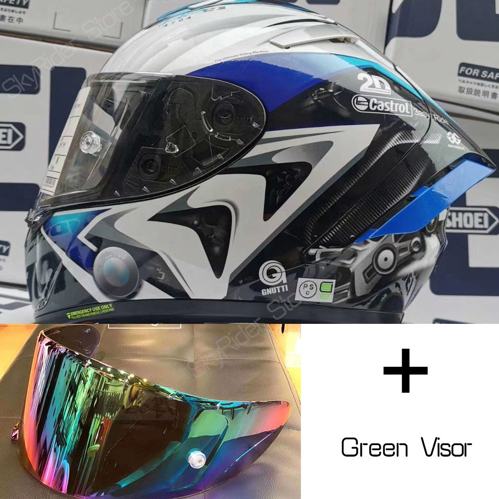 clear+green 2 visors