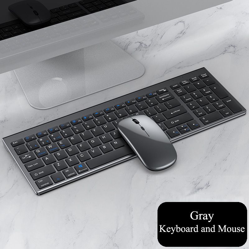 Color: Gray Keyboard Mouse
