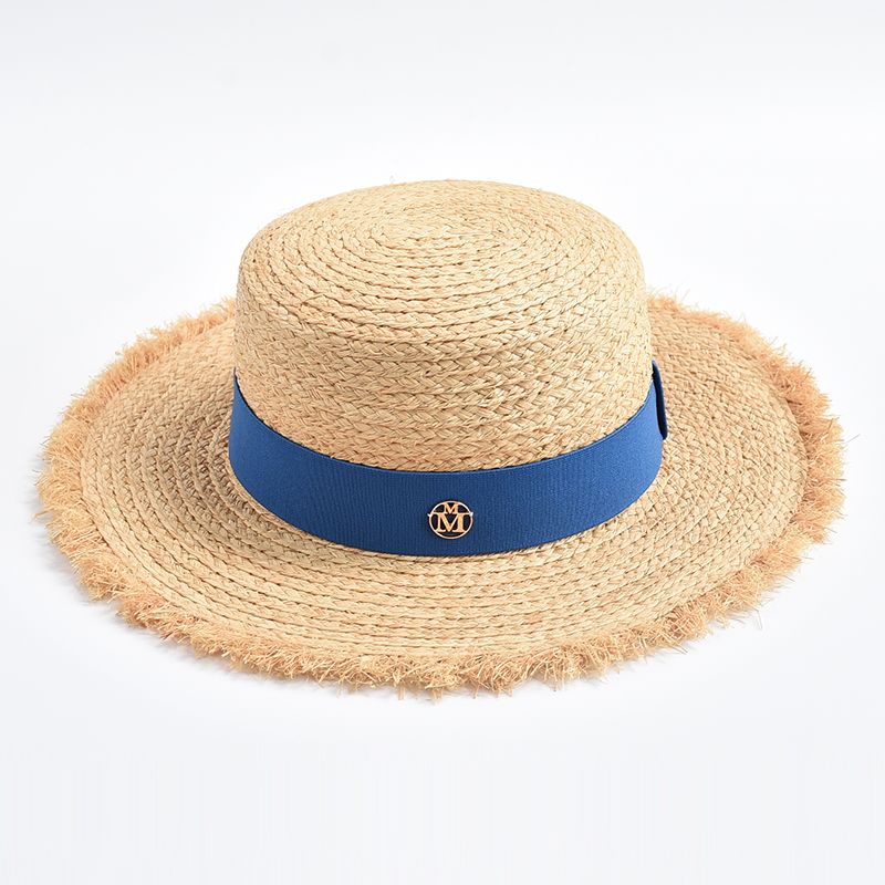 Chapeau de ruban bleu