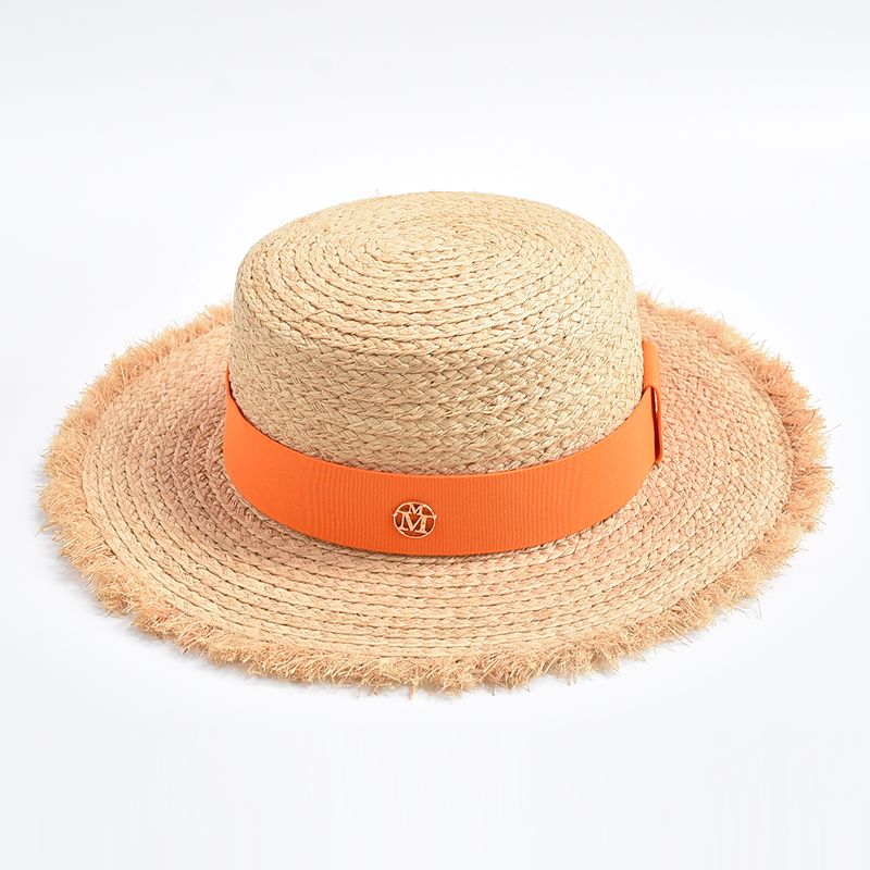 Orange Ribbon Hat