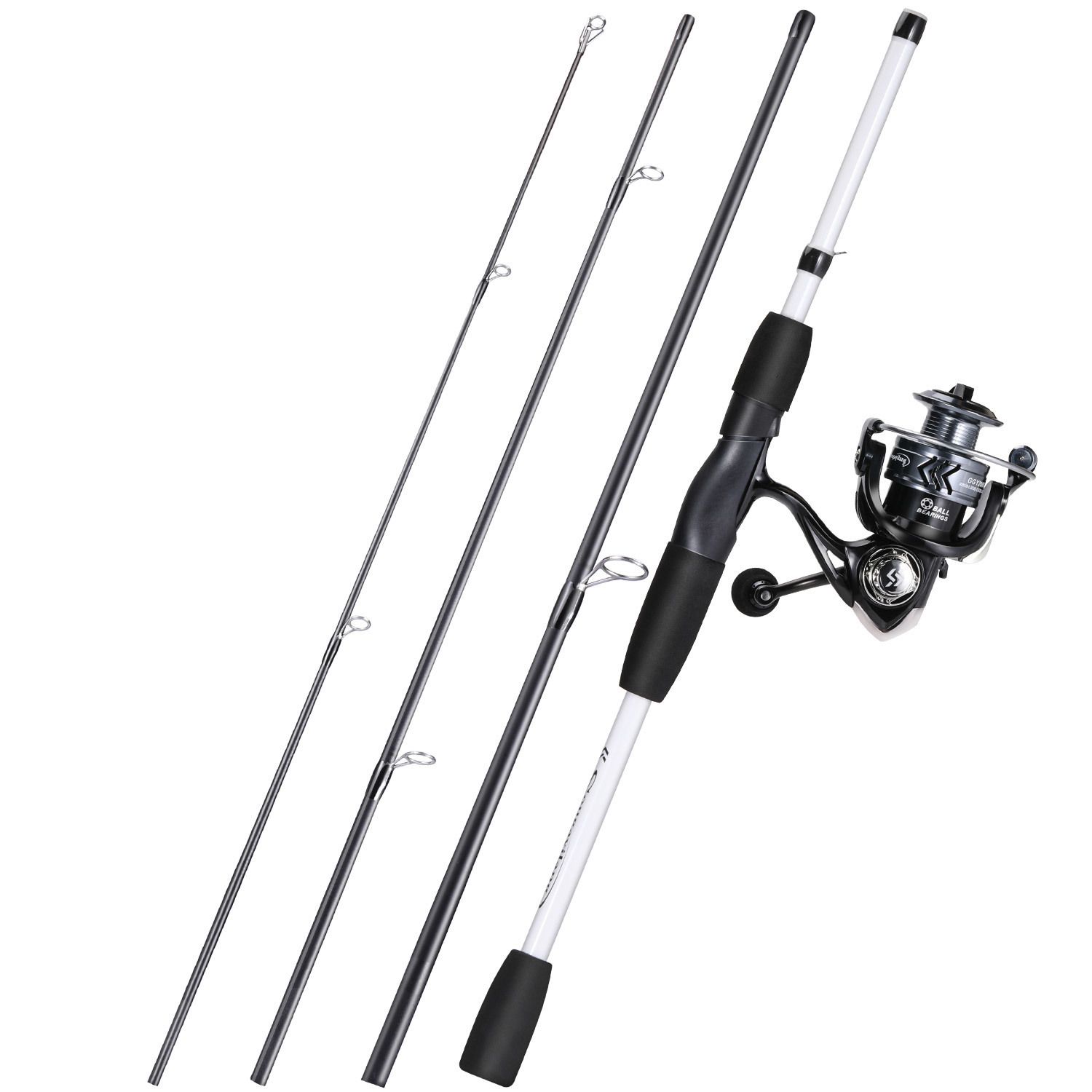 White-1.98m Rod-2000 Reel