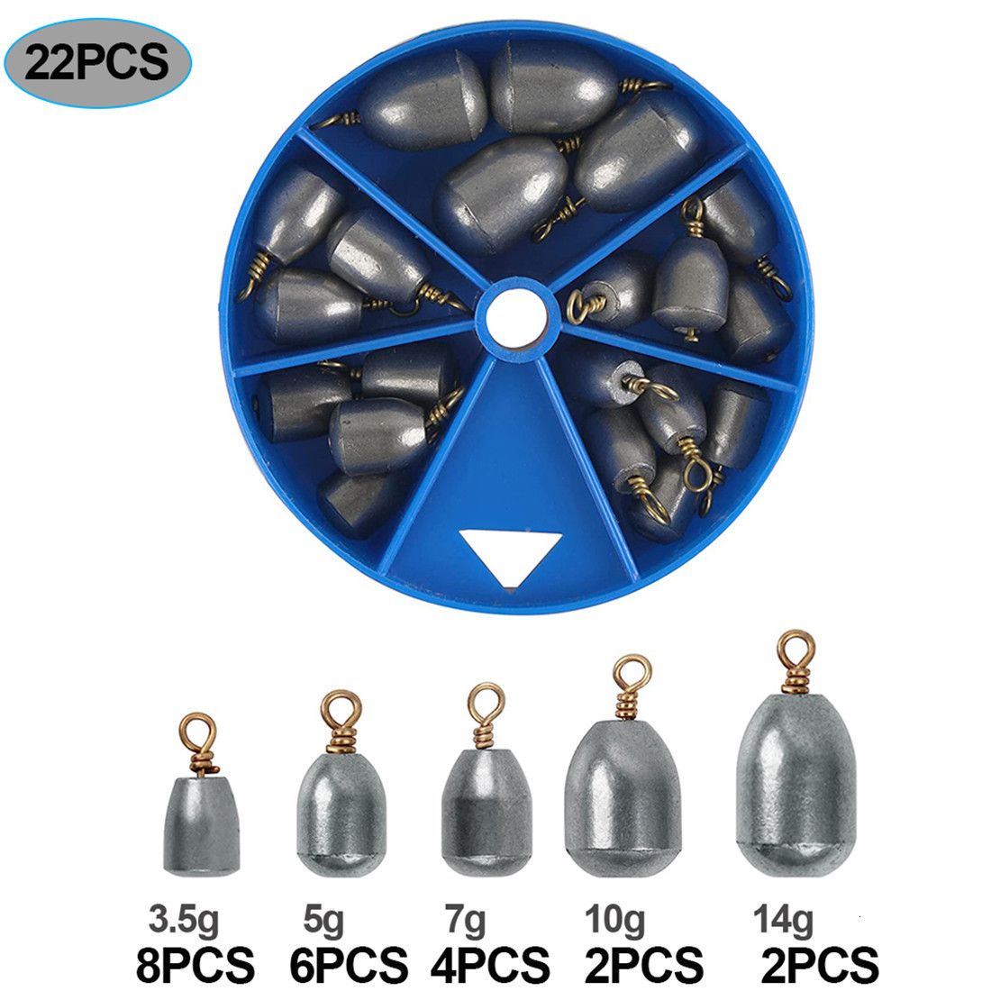 22pcs Iron Weights