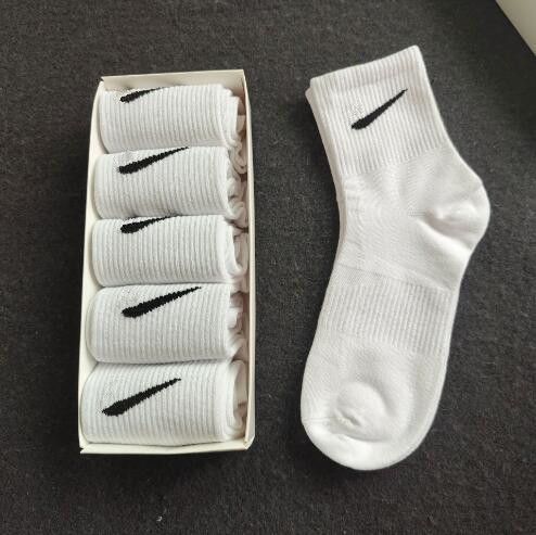 2 Five pairs Medium tube socks