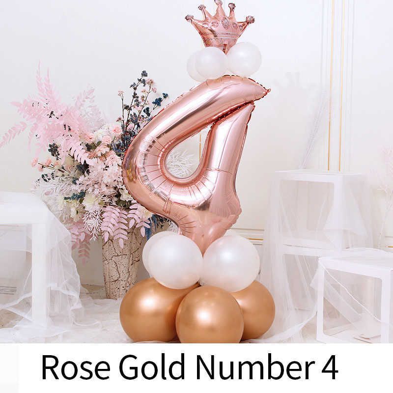 Rose Gold 4-Number Set