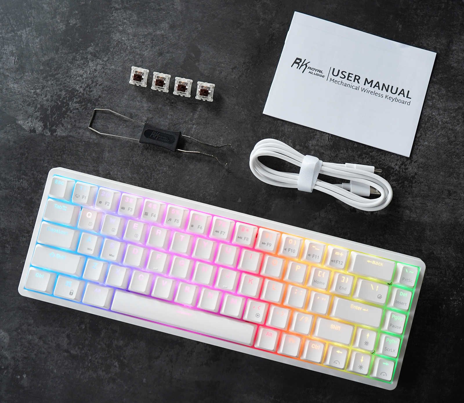 RKG68 RGB White-Red Switch