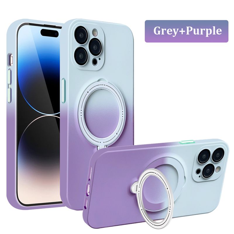 灰色+紫色