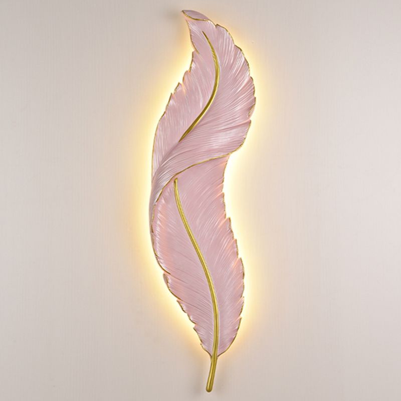 Pink feather lamp China 16-20W 3 colors