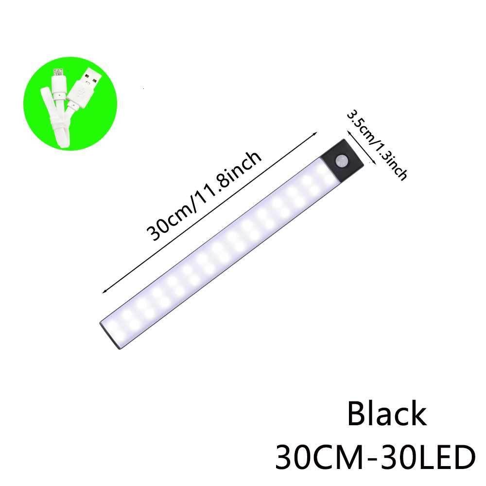 Bir lambada mikro USB-Black-30cm-3 Molors