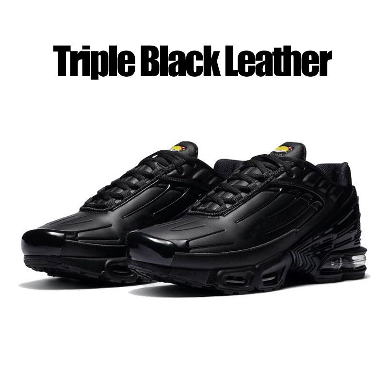 49 Triple Black Leather 40-46