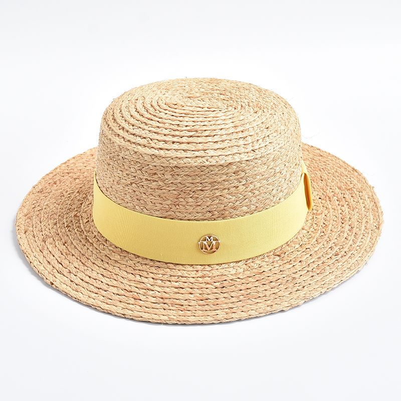 Желтая лента шляпа