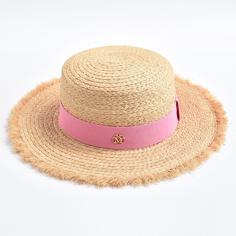 Chapéu cor-de-rosa da fita