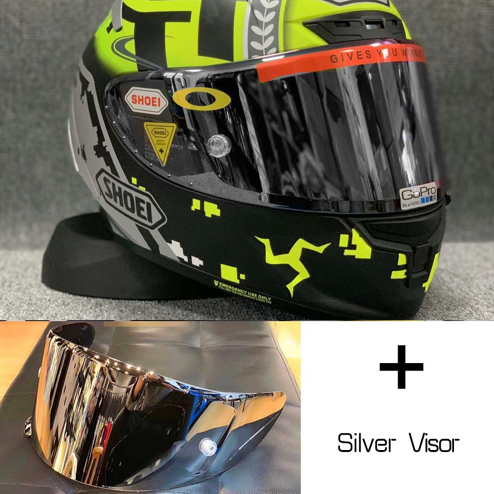 Clear+Silver 2 visor