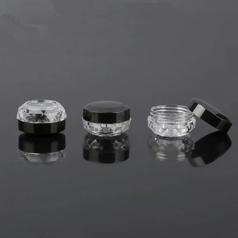 5G black cap clear bottom