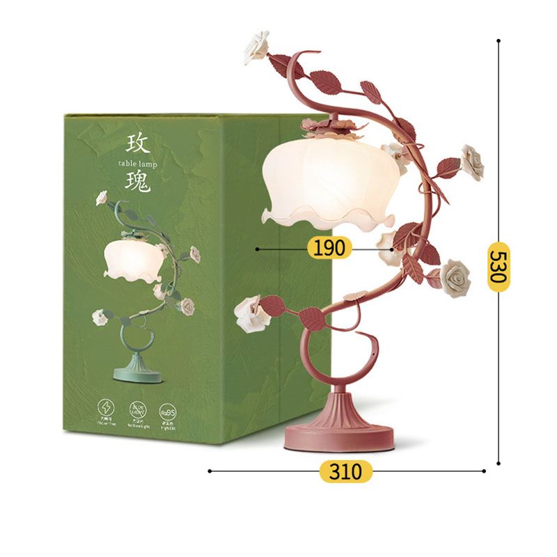Rosa H53cm E27-Lamp-Soquete