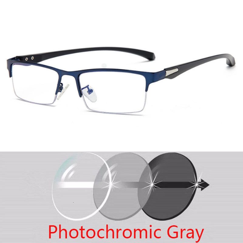 Blue Frame Gray-Myopia -25