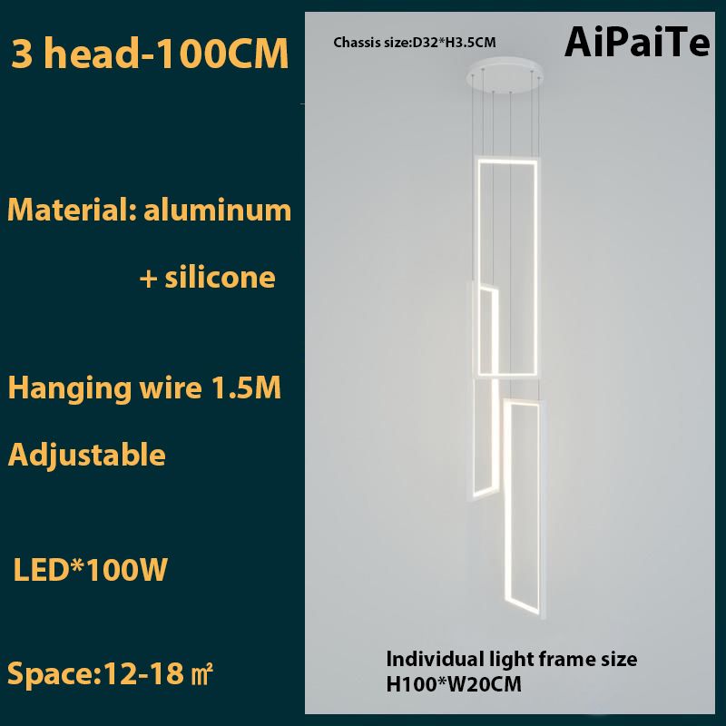 3 Head-H100cm China White RC Dimning