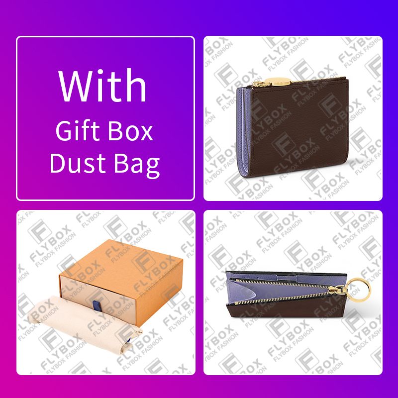 Brown flower & purple/with dust bag &box