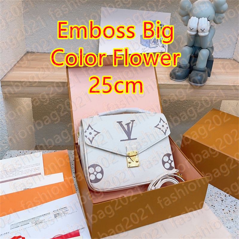 #25-25cm Emboss Big Color Flower