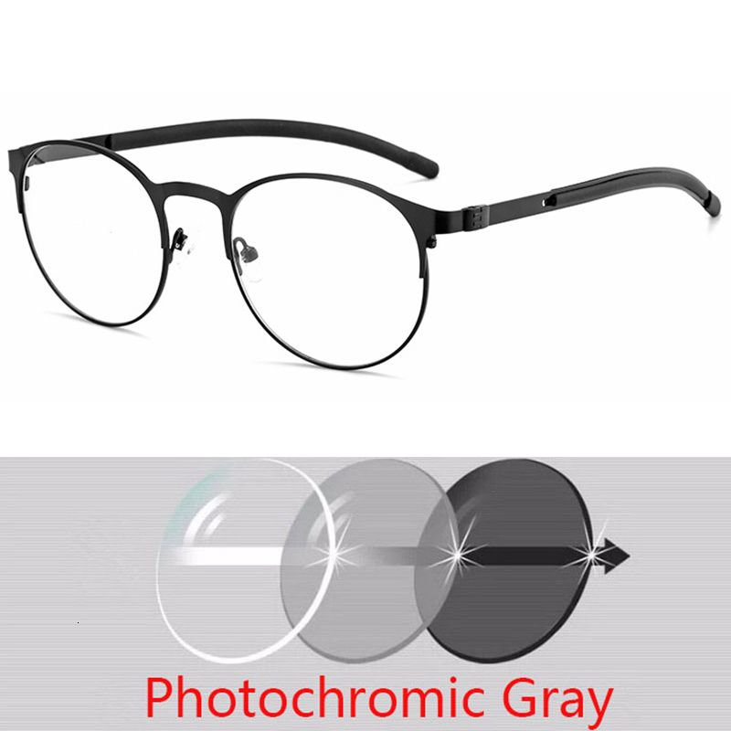 Black Frame Gray-Myopia -175