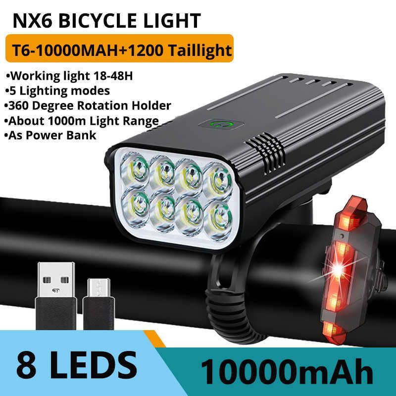 8leds 10000mah Set