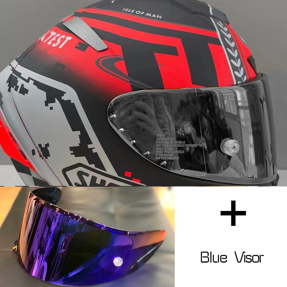 clear+blue 2 visors