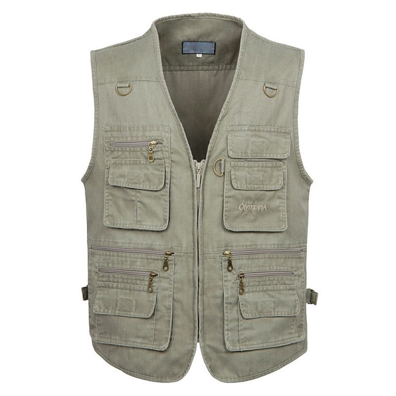 khaki vest