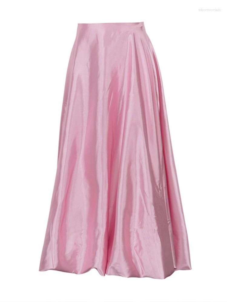 Rosa midi kjol