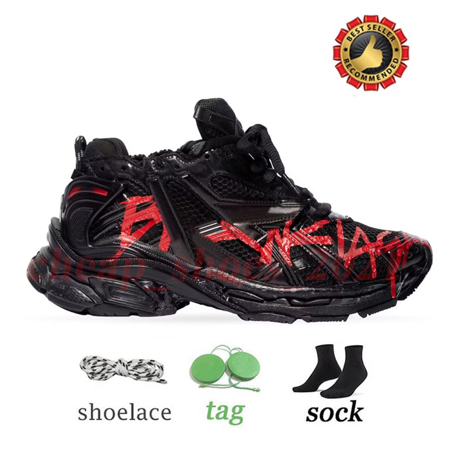 B13 Graffiti Black Red 35-45