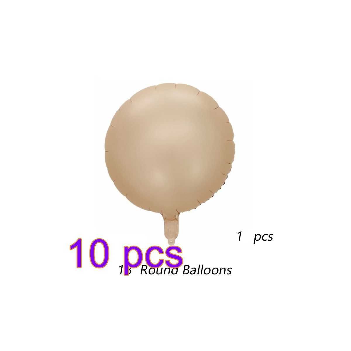 10pcs Caramel Round-As Shows