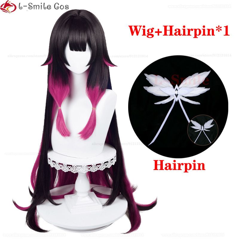 wig and hairpin