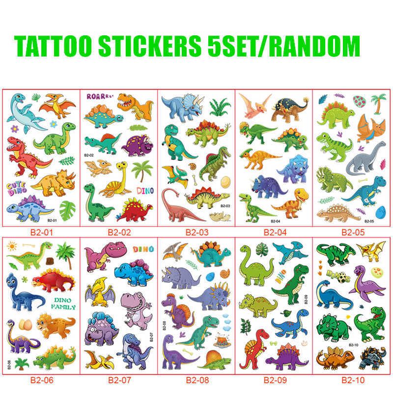 5pcs Tattoo Sticker-Dinosaur-Other