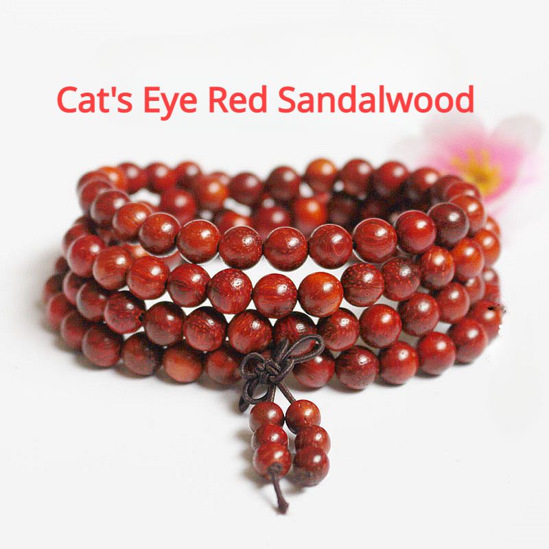 red sandalwood 6mm 108 pieces