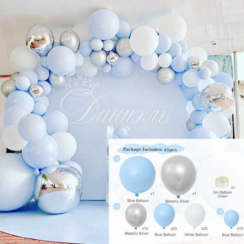 63pcs Balon 12-Balon Seti