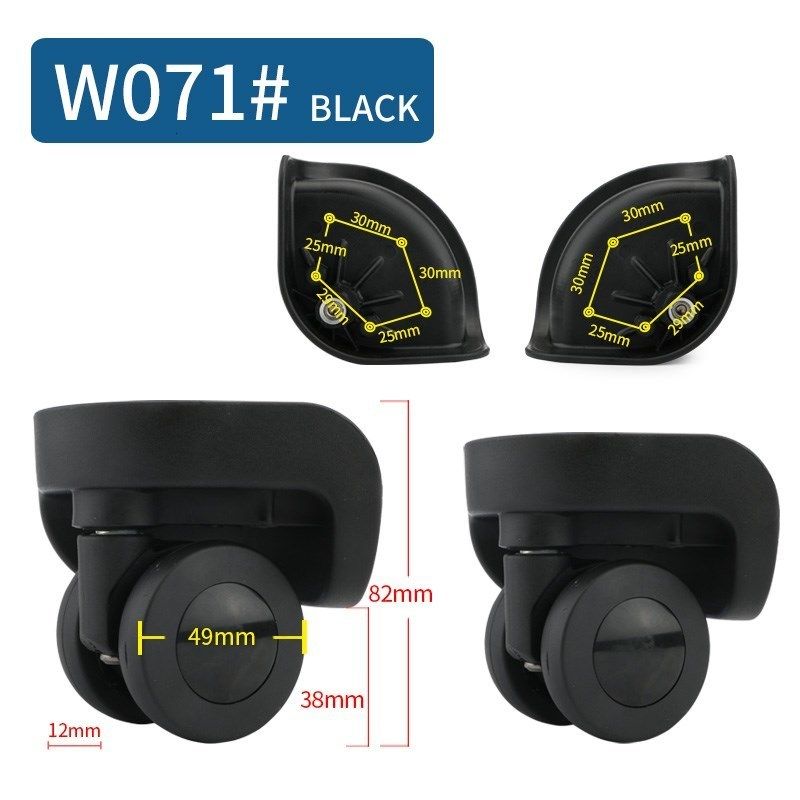 W071ブラック（2pcs）