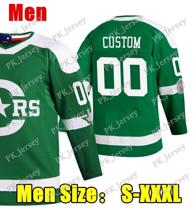 21 Jason Robertson Reverse Retro Hockey Jersey #29 Jake Oettinger